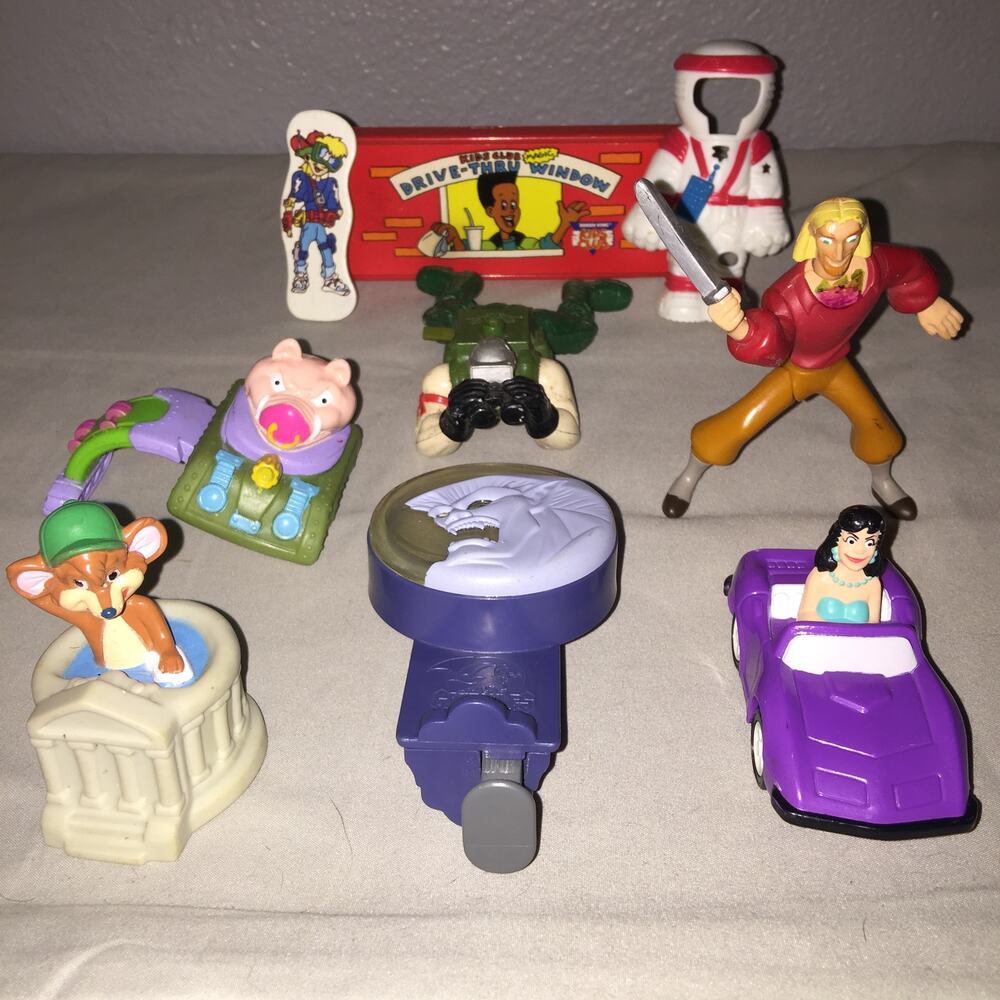 FF Toy Burger King Lot Gargoyles Archie Capital Critters + Various Other Parts